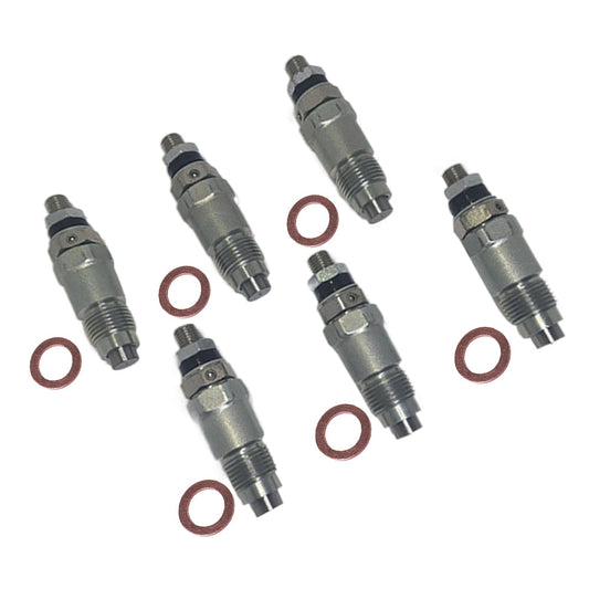 6x Diesel Fuel Injectors Suitable For Nissan Patrol GQ Y60 RD28 / RD28ETI Aftermarket Parts-1