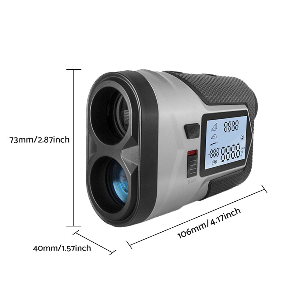 1200M Laser Golf Range Finder With Slope On/Off, LCD Display & Vibration-4