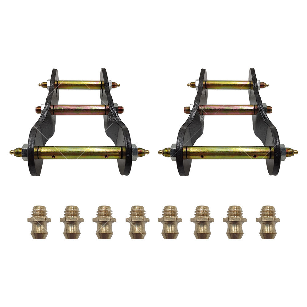 FOR MITSUBISHI TRITON ML or MN 05-15 EXTENDED GREASABLE SHACKLES 2 inch 50MM LIFT KIT-1