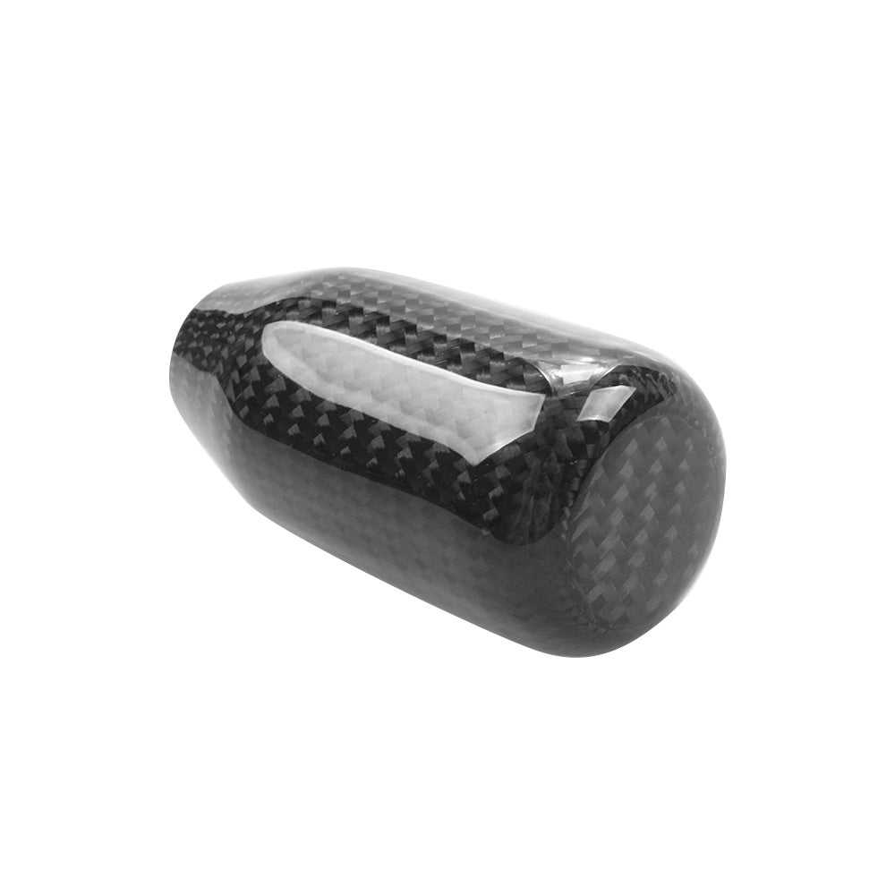 100% Real Carbon Fiber Universal Car Gear Shift Knob with Adapter Black-4