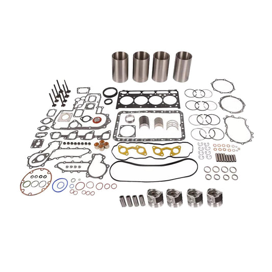 Overhaul Rebuild Kit+Liner Suitable for Kubota L4200 V2203 Bobcat 753 A0216A0281-1