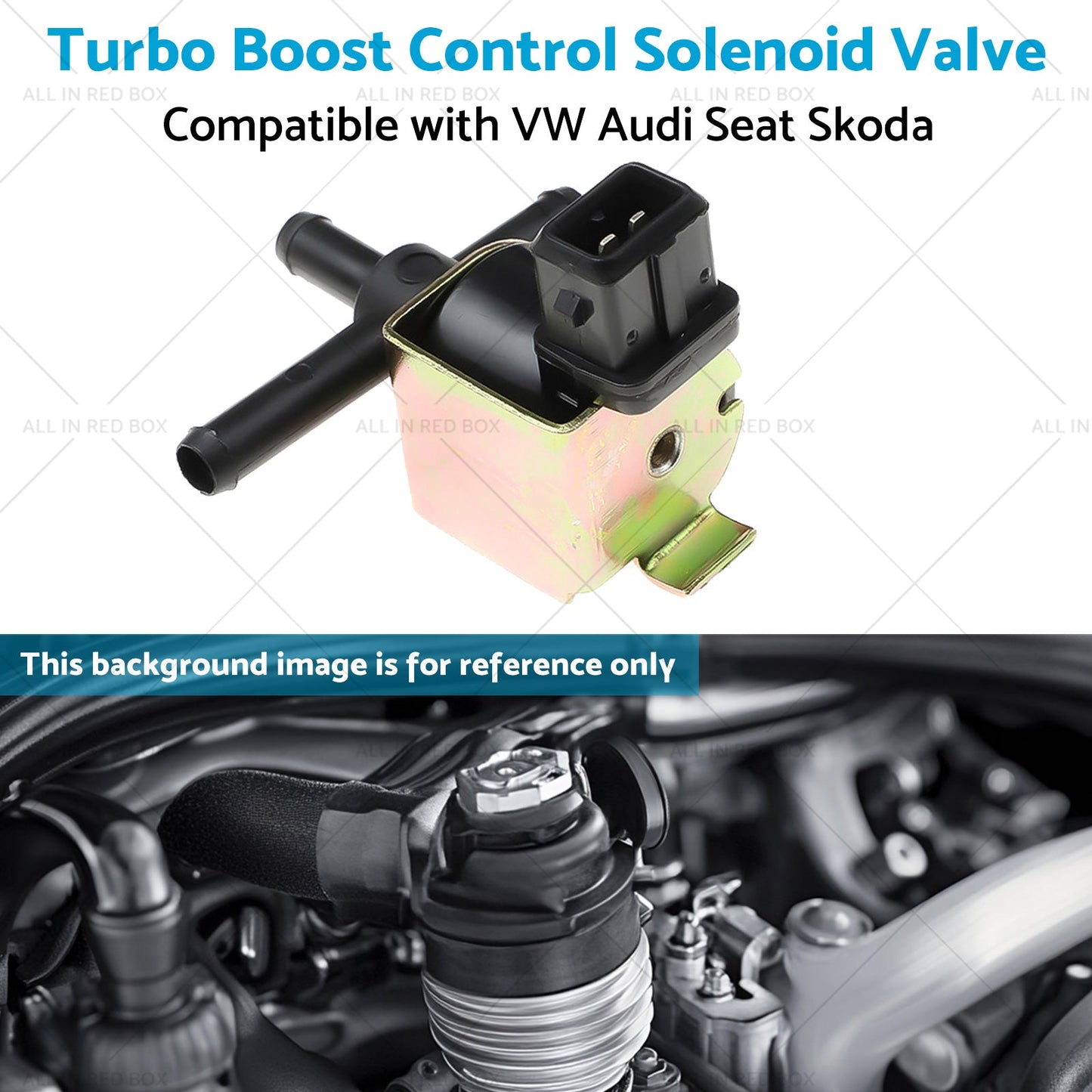 Turbo Boost Control Solenoid Valve Suitable for VW Audi Seat Skoda 058906283C-4
