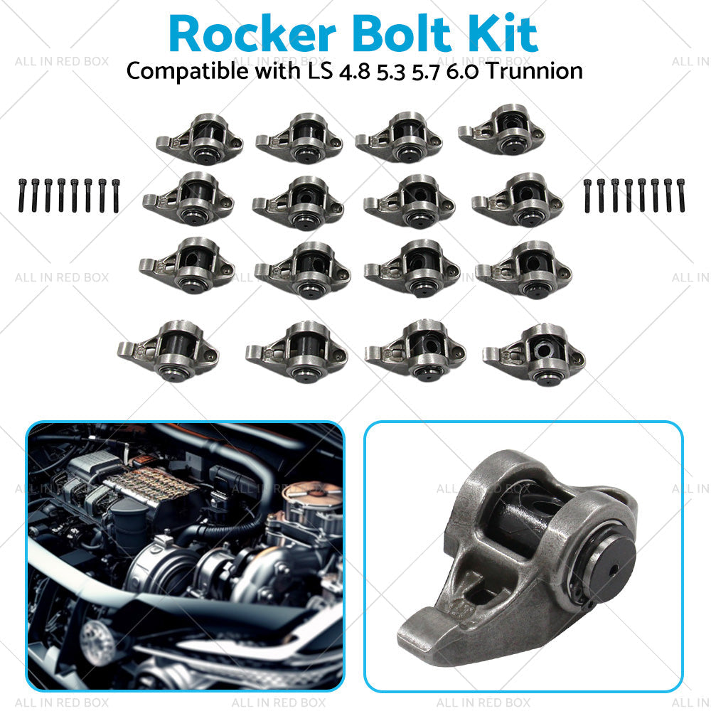 Rocker Arms with Upgraded Trunion Kit Installed Suitable for LS 4. 8 5. 3 5. 7 6. 0-4