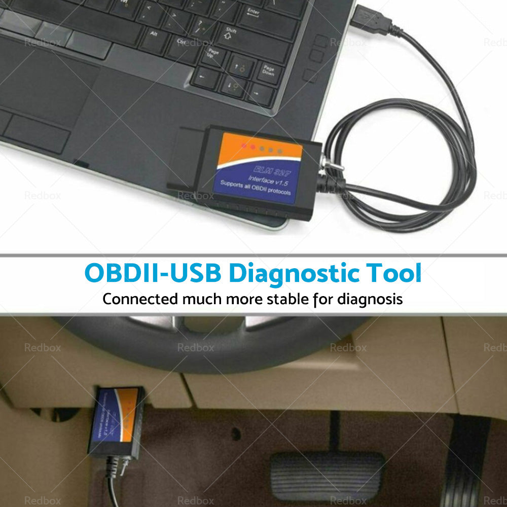 USB modified Suitable For Ford ELMconfig latest chip HS-CAN MS-CAN Forscan OBD2-3