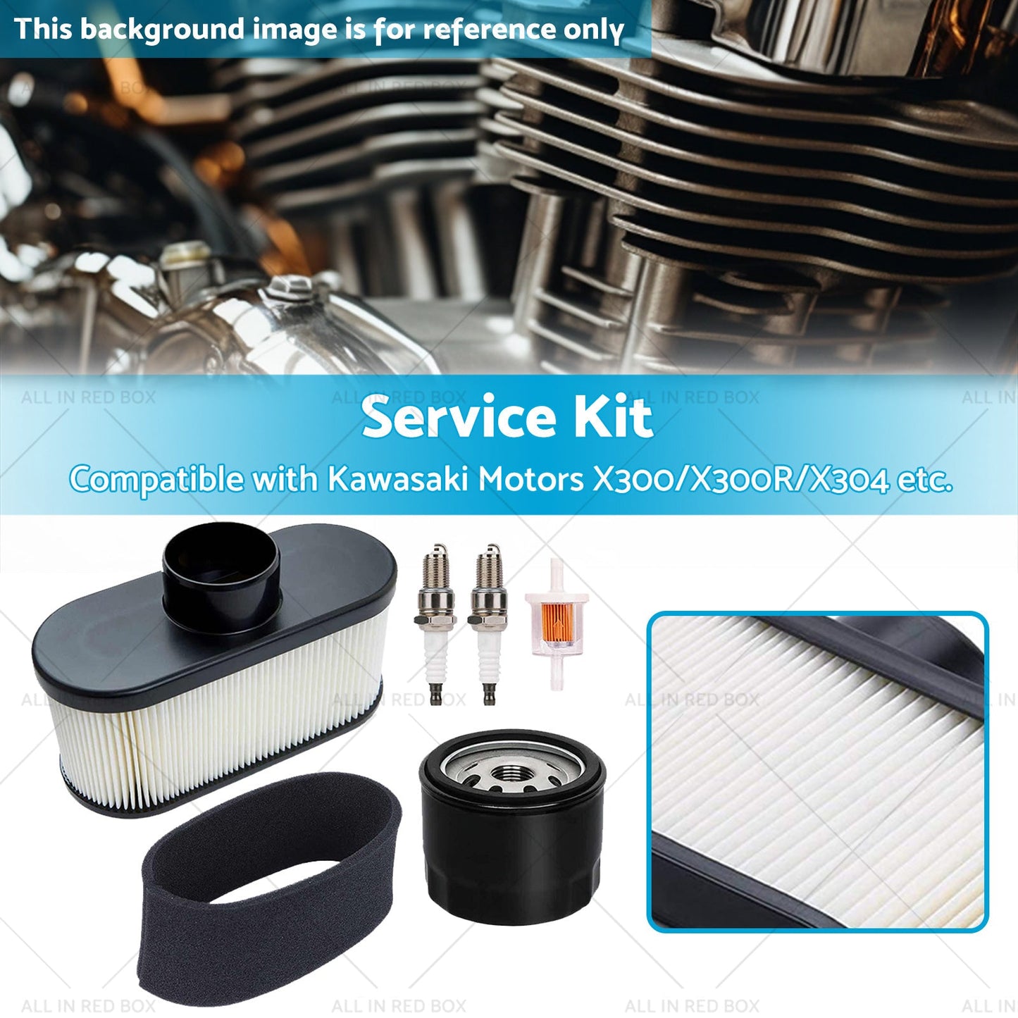 Service Kit Suitable for John Deere Mowers X300 X300R X303x310x320 MIU12555-2