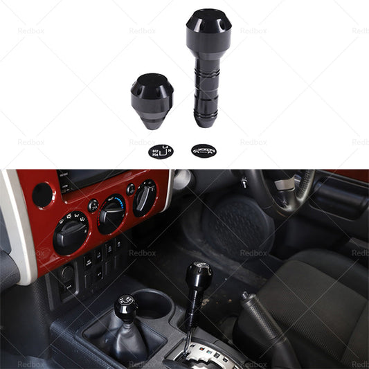 Black Alloy Gear Grab Knob Rod Stick Suitable For Toyota FJ Cruiser 2007-2021-1