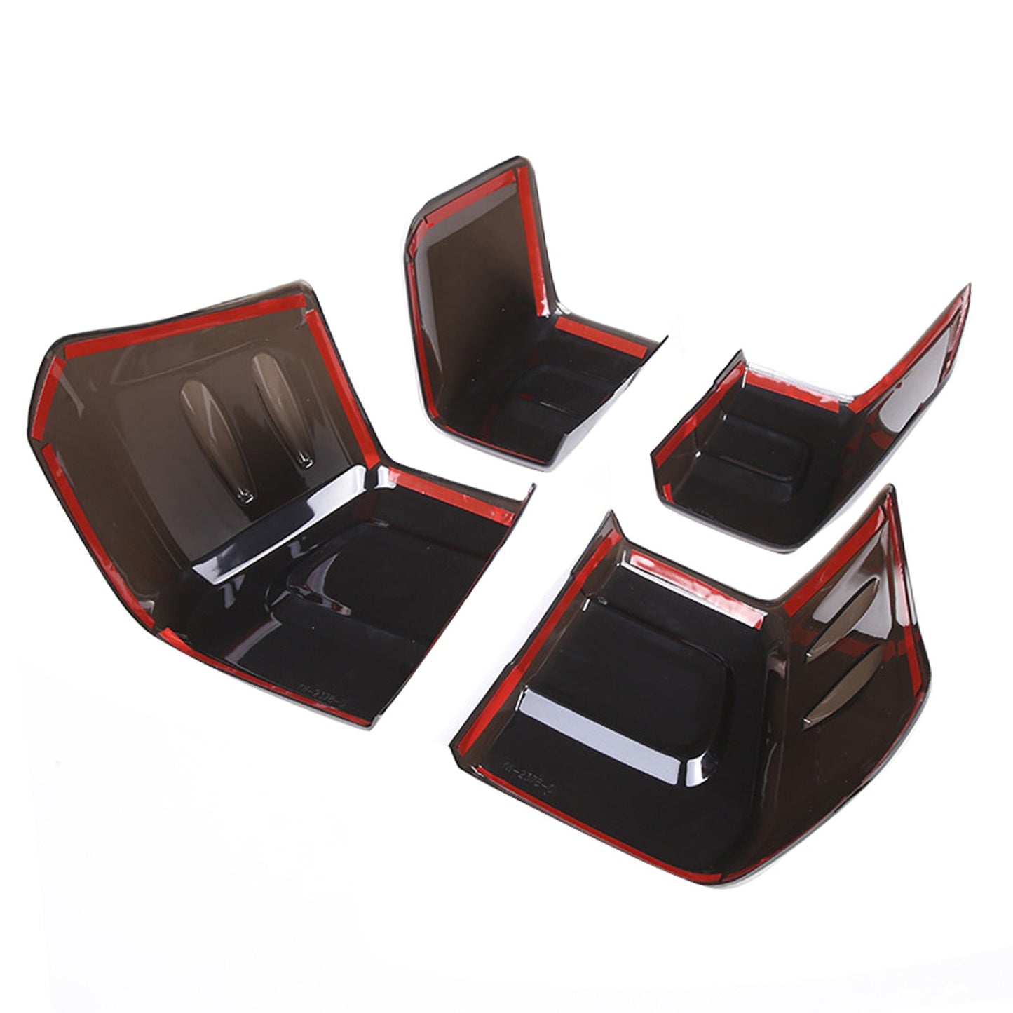 Rear Tail Light Lamp Cover Trim Suitable For Toyota Land Cruiser Prado 18-22-4