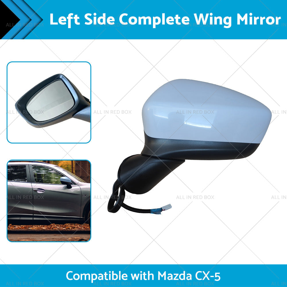 Door Wing Mirror Suitable for Mazda CX-5 2012-2014 Left Passenger Side LH NEW-1
