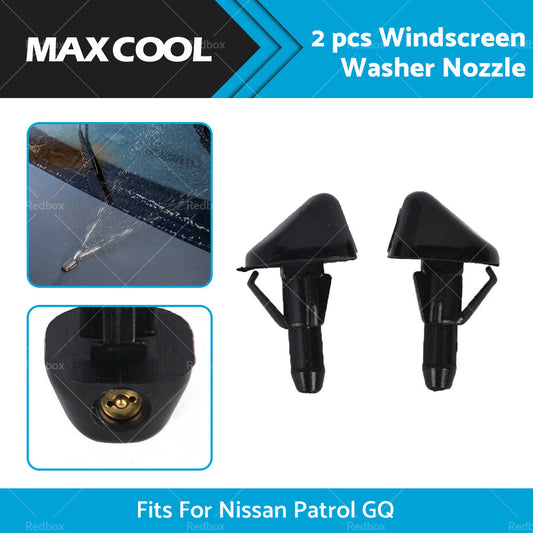 2 pcs Windscreen Bonnet Washer Jet Nozzle For Nissan Patrol GQ B8930-20A00 88-97-1