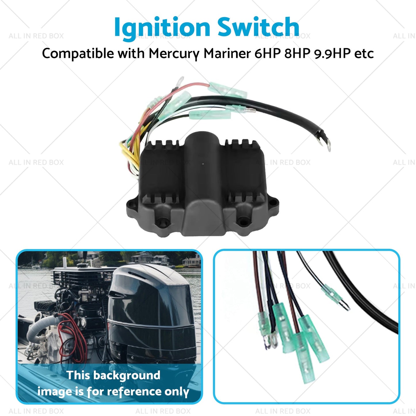 CDI Ignition Switch 339-7452A19 For Mercury Outboard 6 8 9.9 10 15 20 25 35 HP-4