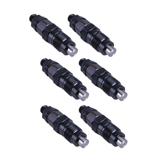 6x Diesel Fuel Injectors Suitable For Toyota HZJ105 HZJ75 HZJ78 HZJ79 4.2L 1HZ 1990-2007-1