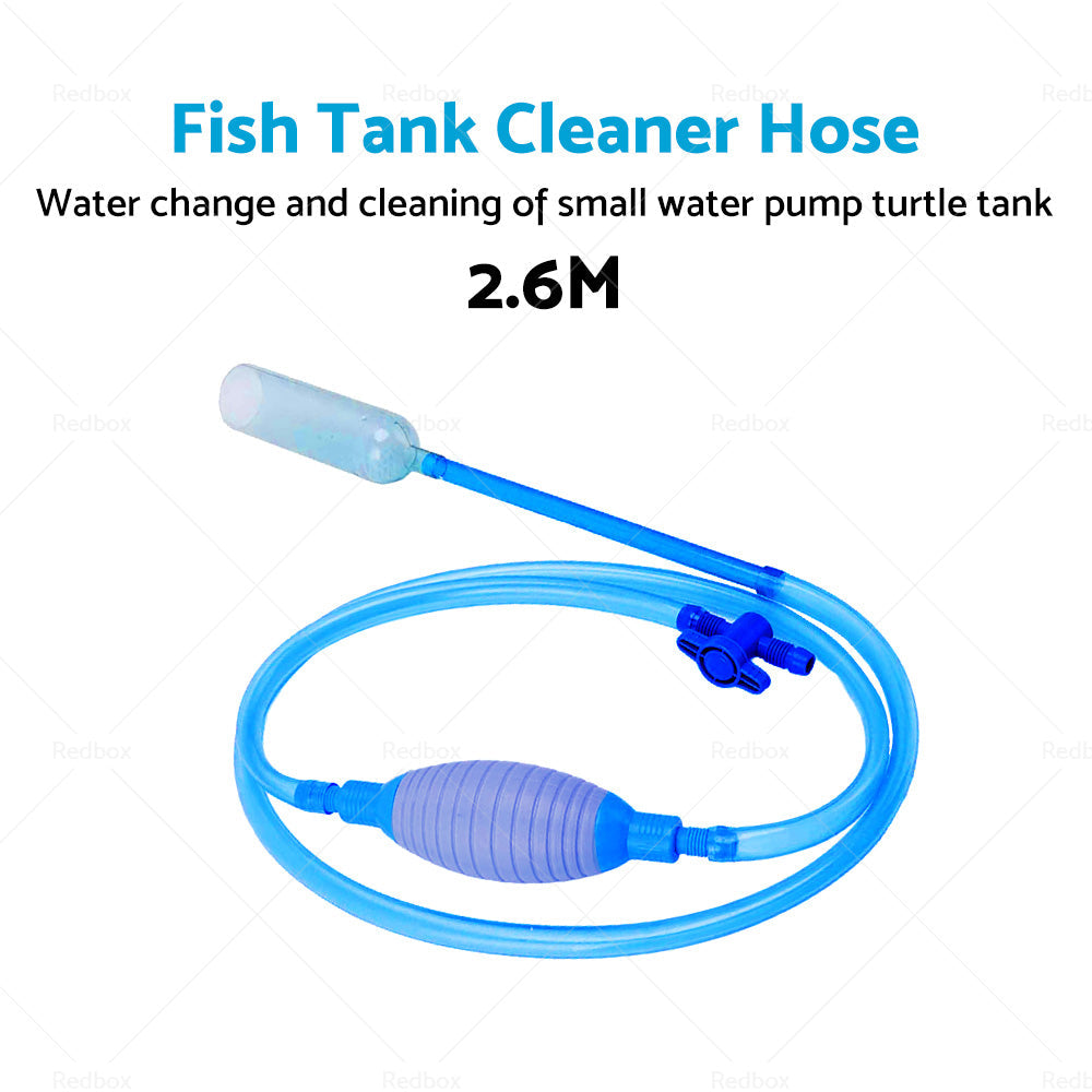 Large Aquarium Fish Tank Gravel Cleaner Syphon Vacuum Water Changer Siphon Hose-4