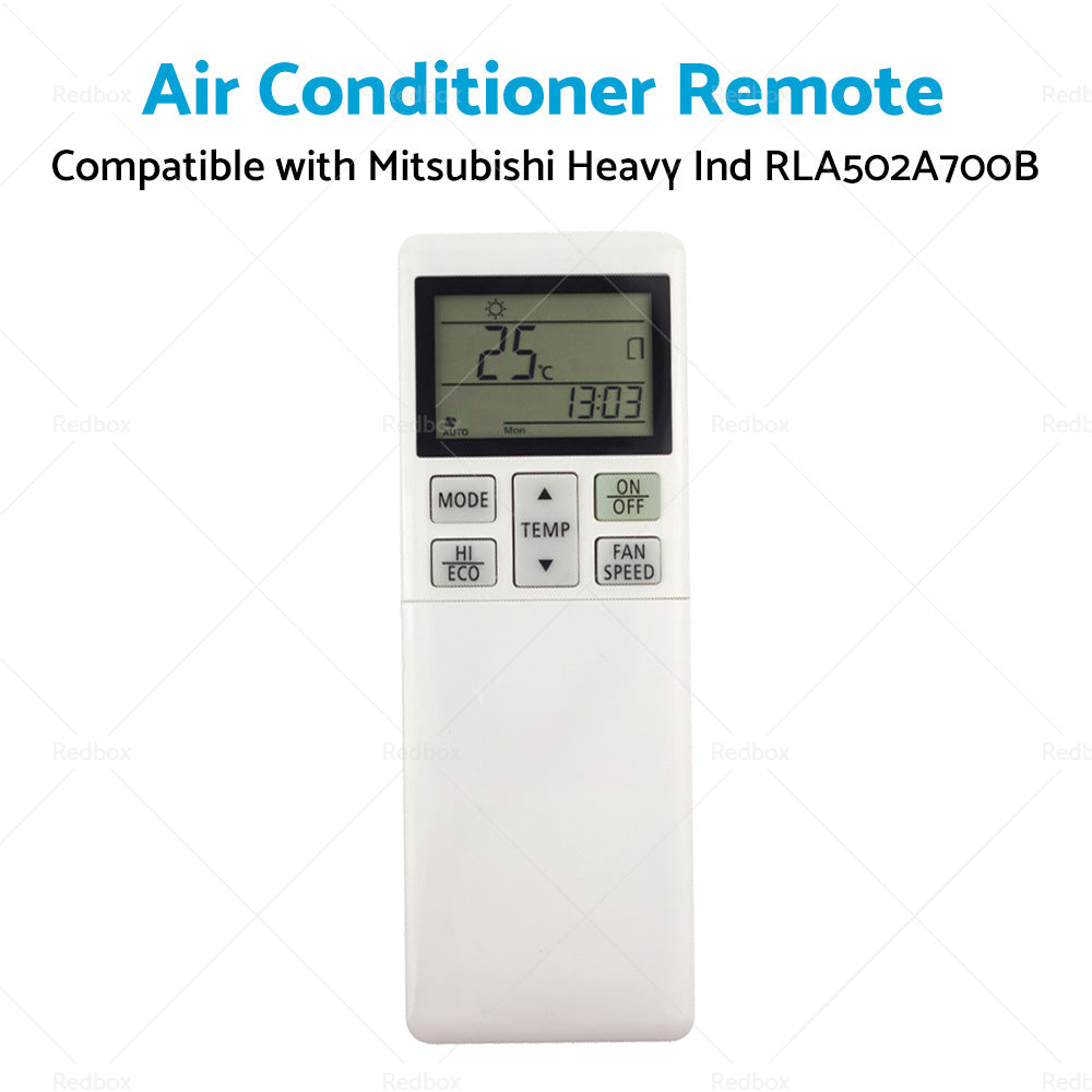 A C Air Conditioner Remote Control Suitable for Mitsubishi Heavy Ind RLA502A700S-2