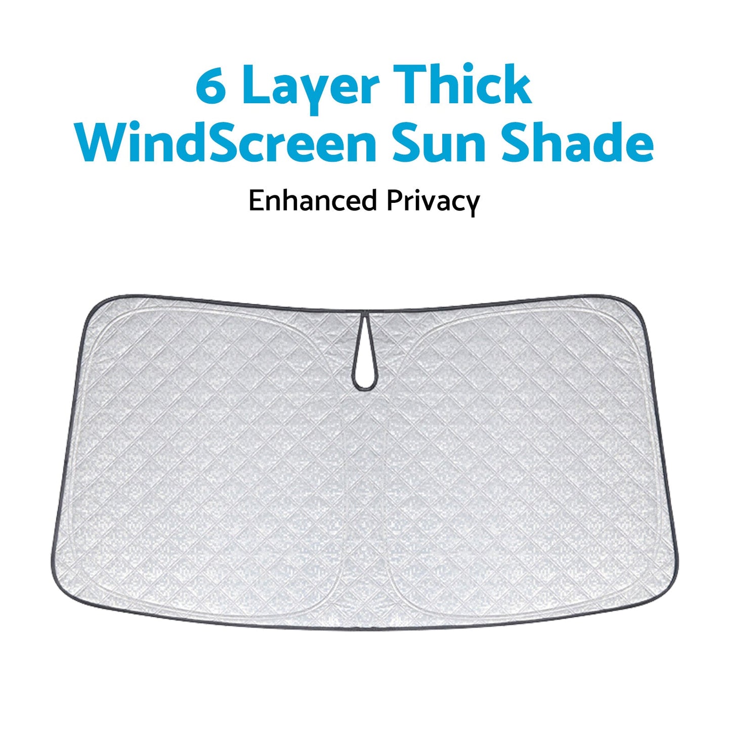 6 Layer UV Protection WindScreen Sun Shade Suitable For MG ZS / ZST 2021-2024-4