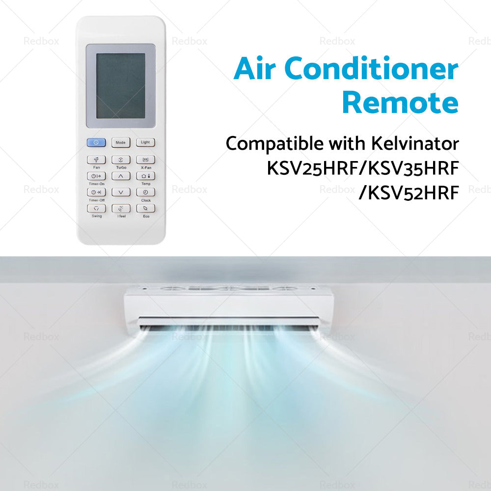 Air Conditioner Remote Suitable for Kelvinator KSV25HRF KSV35HRF KSV52HRF-3