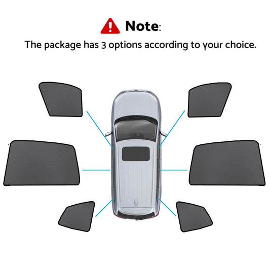 Car Window Sun Shades Magnetic Mesh Sun Blind Suitable for BMW X3 F97 2017-On-1