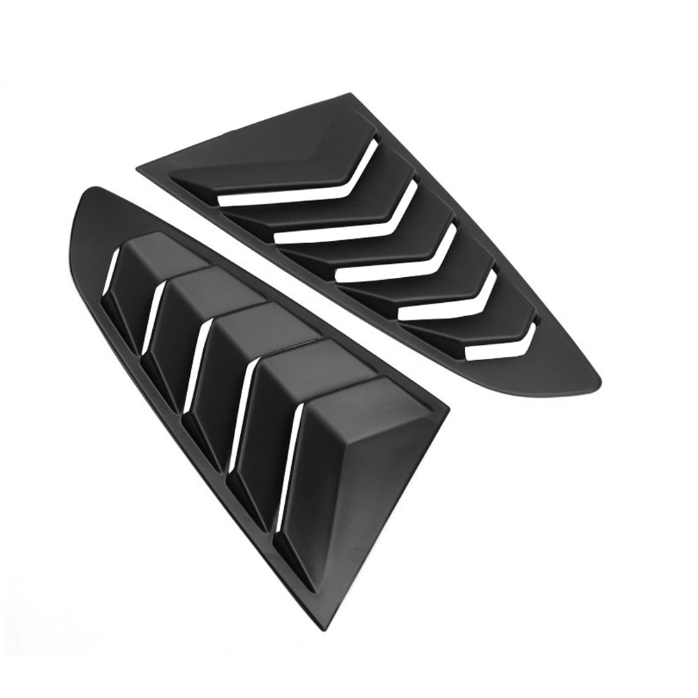 2x Side Window Louvers Sun Shade Cover Suitable For Ford Mustang 2015-2022-4