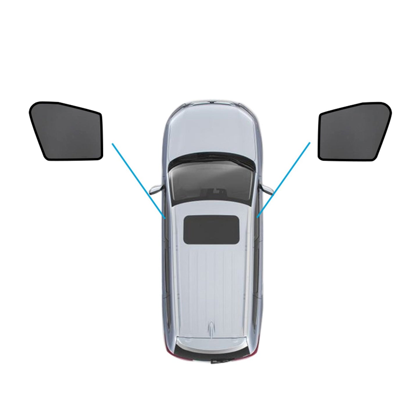 Magnetic Mesh Sun Blind Shades Suitable for Suitable for Volvo XC60 2017-2024-0