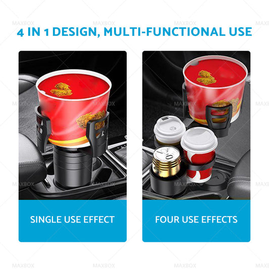 4in1 Adjustable Cup Holder Expander Adapter Base Tray Car Drink Bottle Holder-1