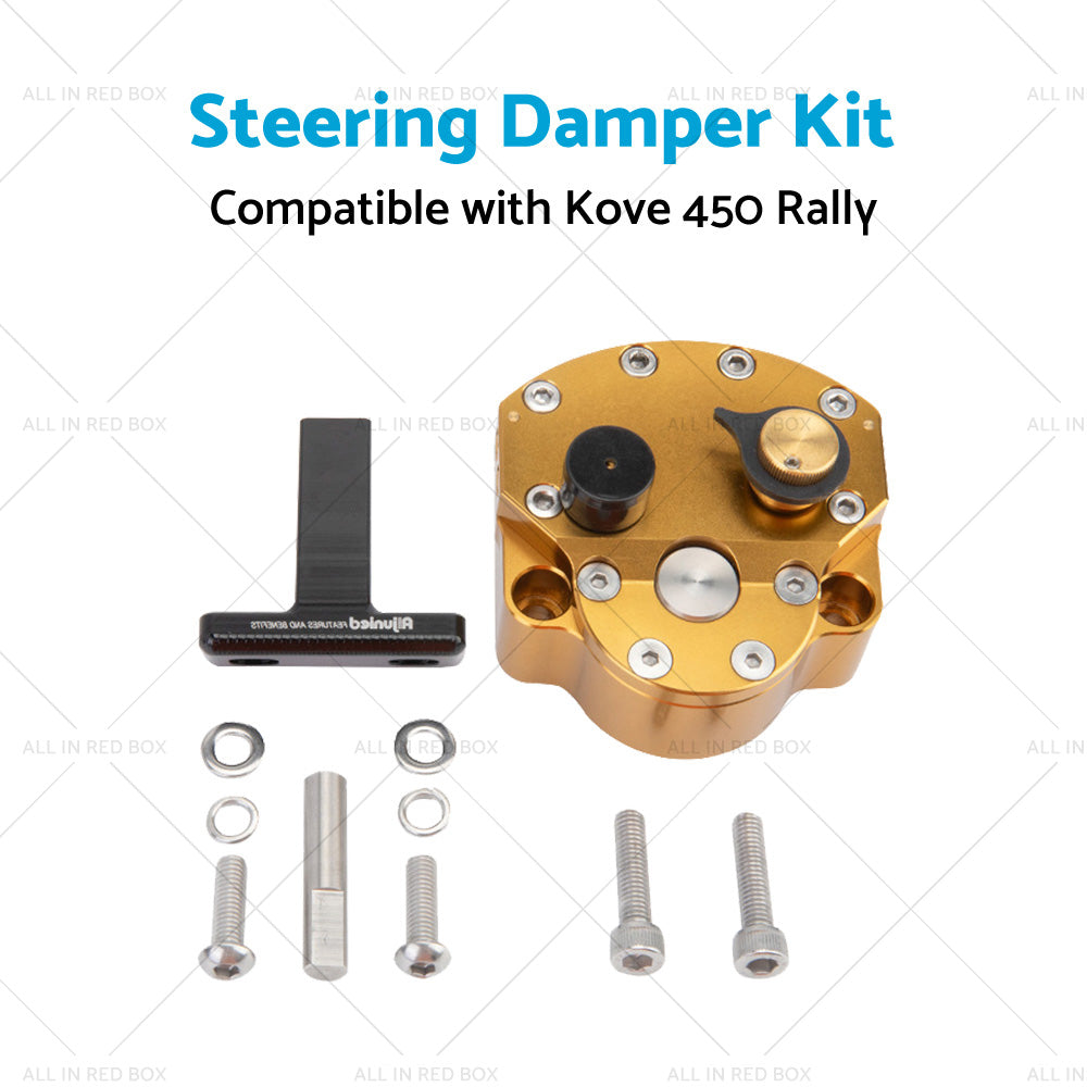 Adjustable Steering Damper Stabilizer Safety Kit Suitable for Kove 450 Rally-3