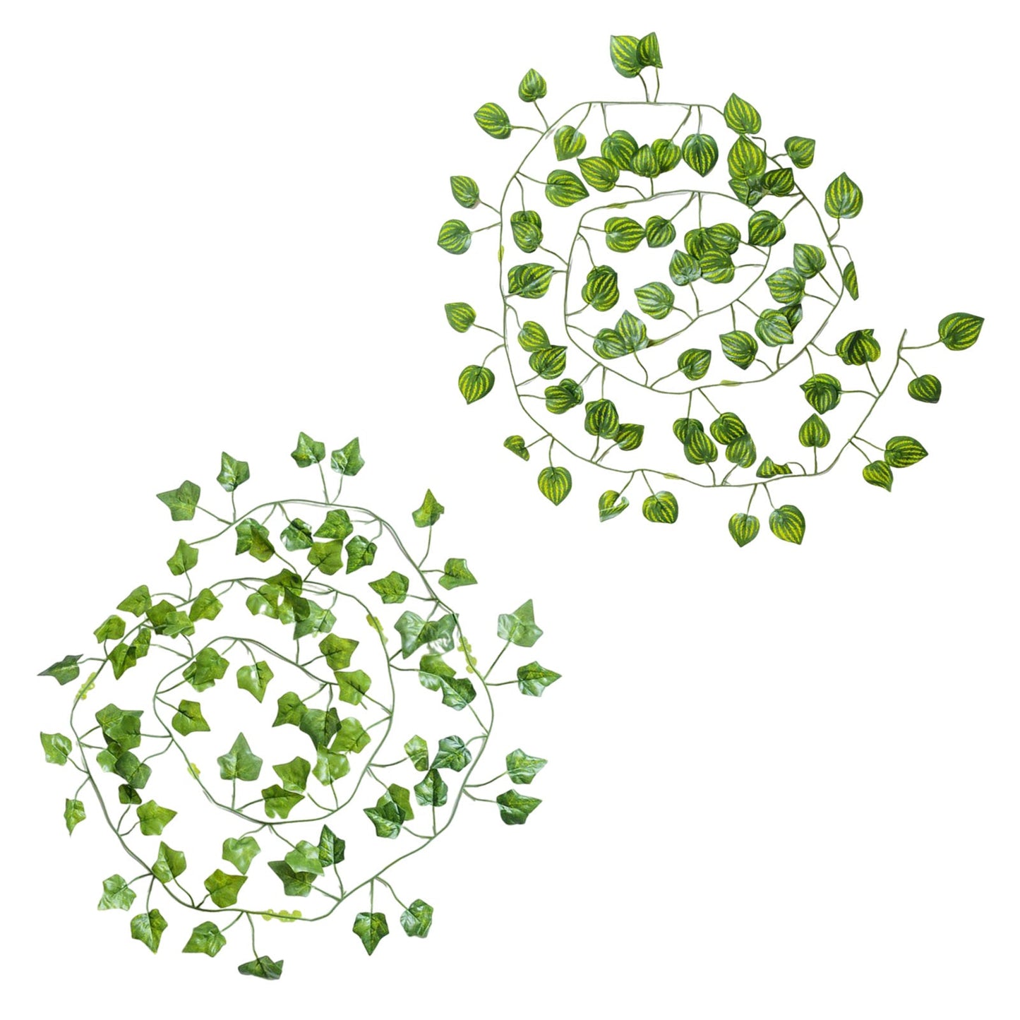 12x2M Green Plastic Leaf Foliage Artificial Ivy Suitable For Decorating Homes 12x2M Green Plastic Leaves-0