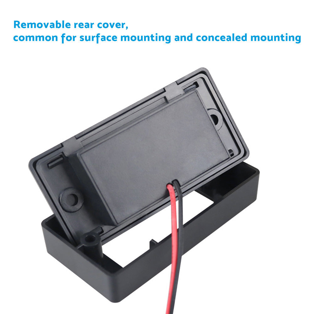 Dual USB Port Fast Charger Socket Power Outlet Panel 3.1A Suitable For Motorcycle Car RV-4