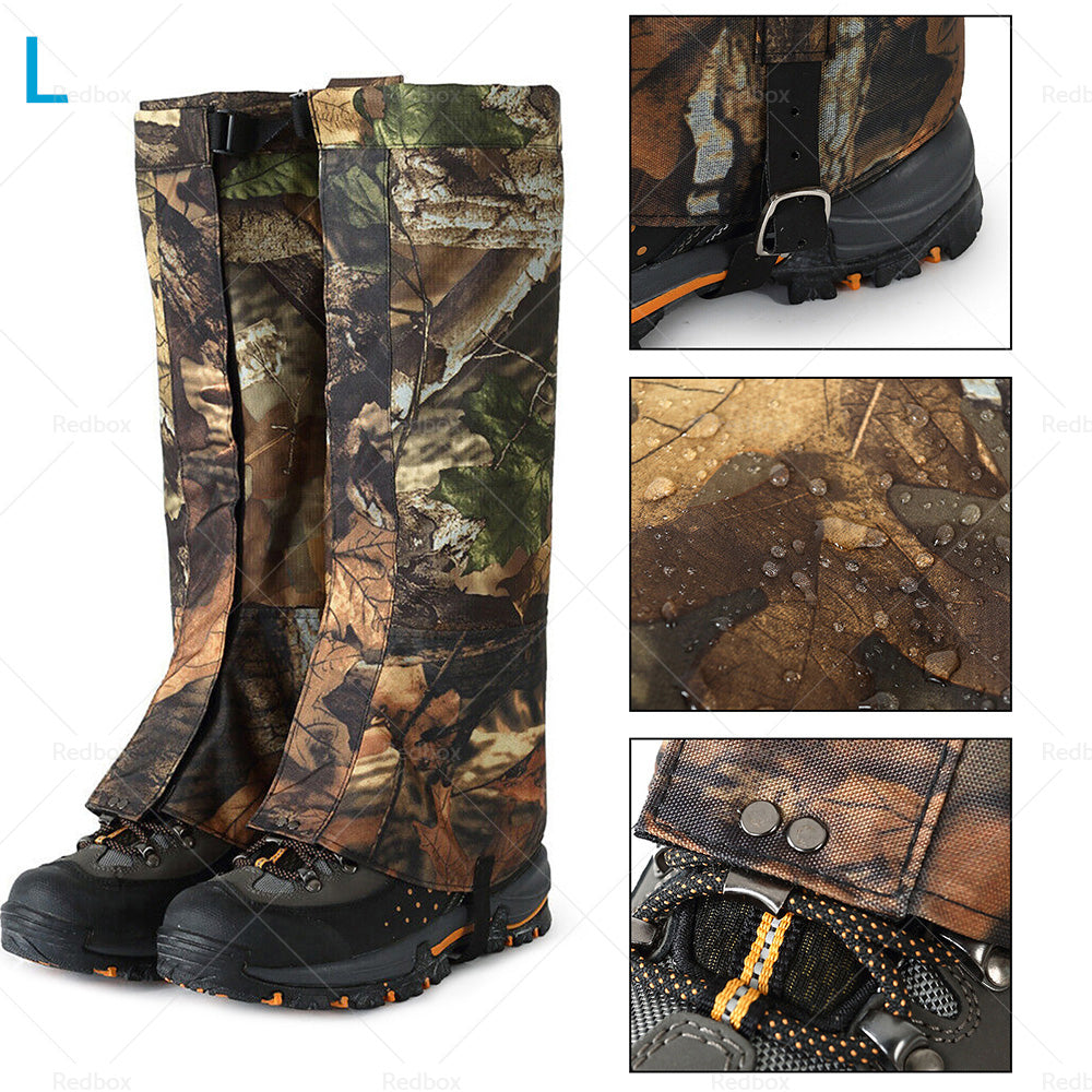 Anti Bite Mosquito Boots Cover Legging Gaiters Outdoor Hiking Hunting Snow Boots-5
