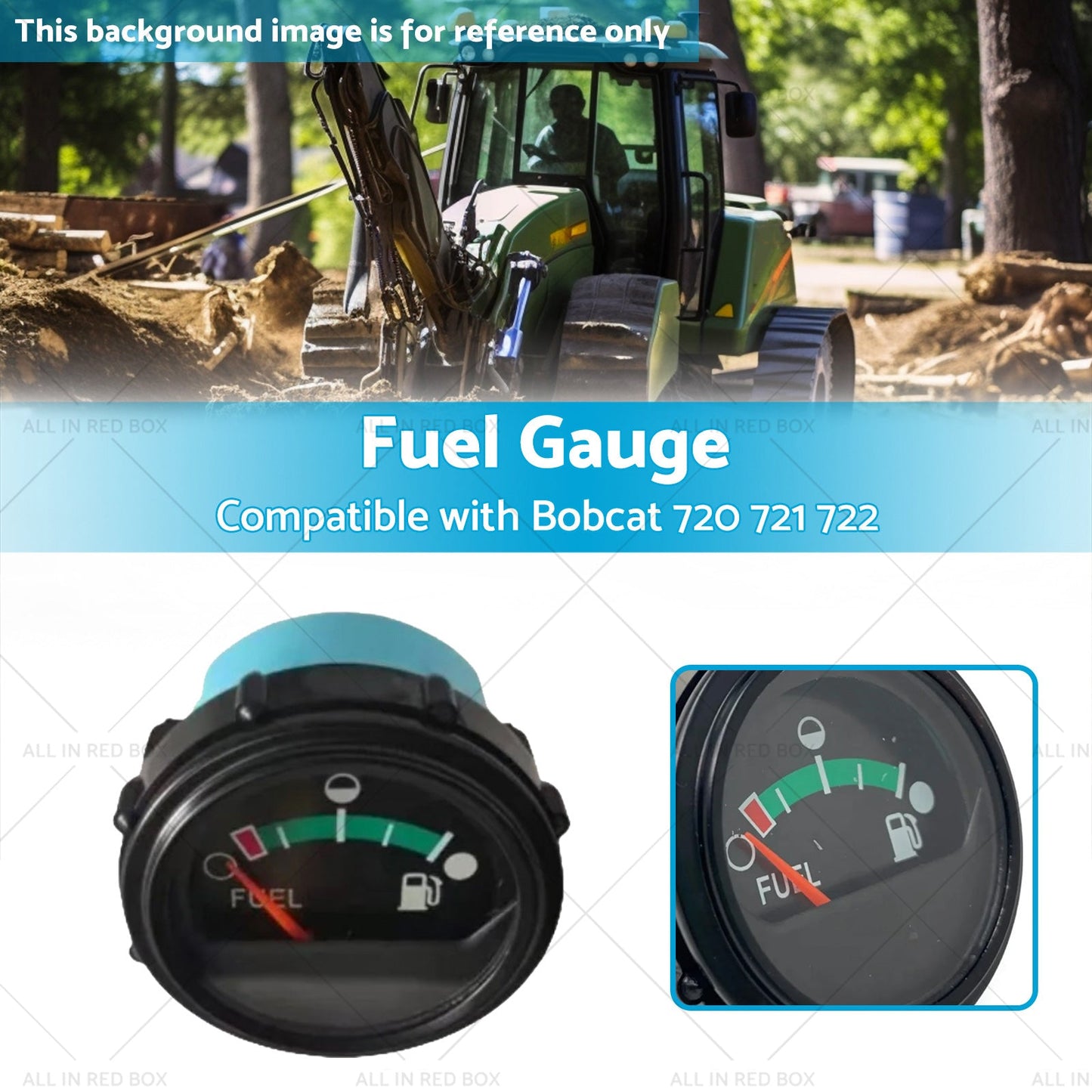 Fuel Gauge Suitable for Bobcat 720 721 722 741 742 743 751 753 6669665 6658820-2