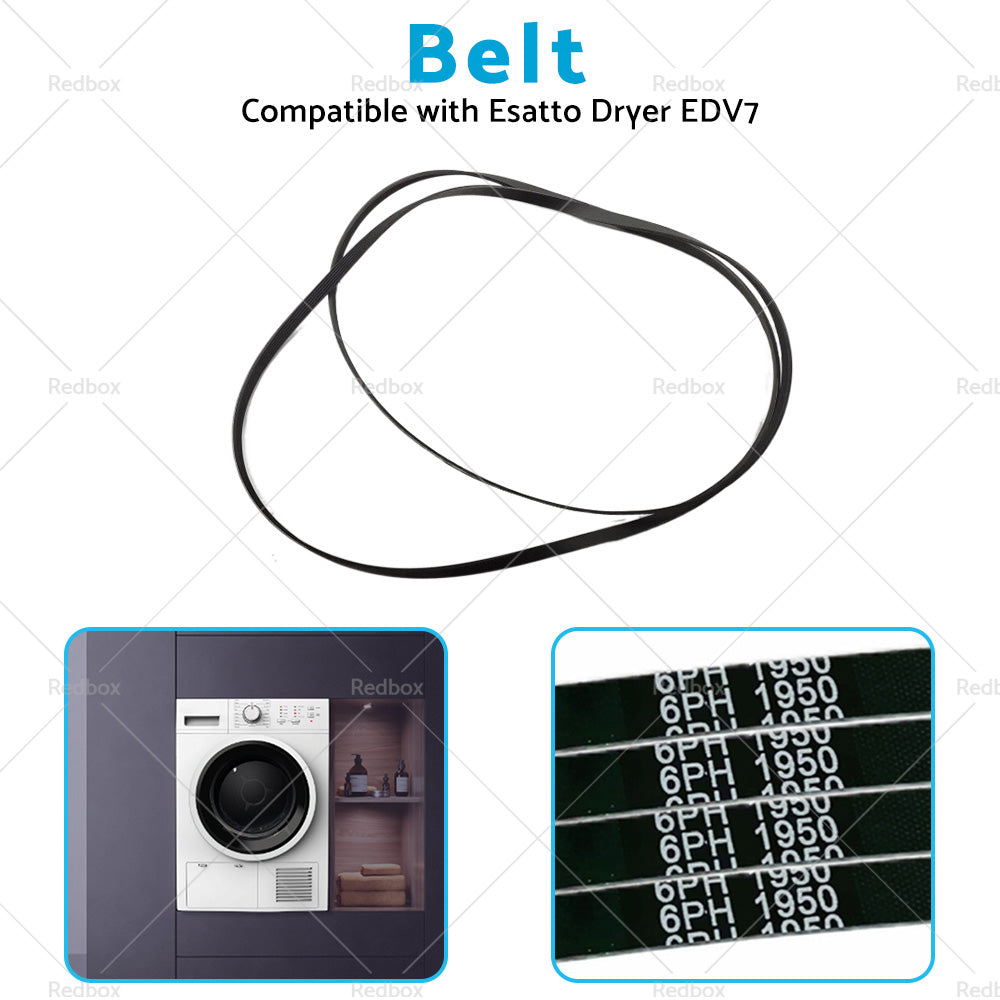 6PH1950 Rubber Belt Suitable for Esatto Dryer Drum Belt EDV7-3