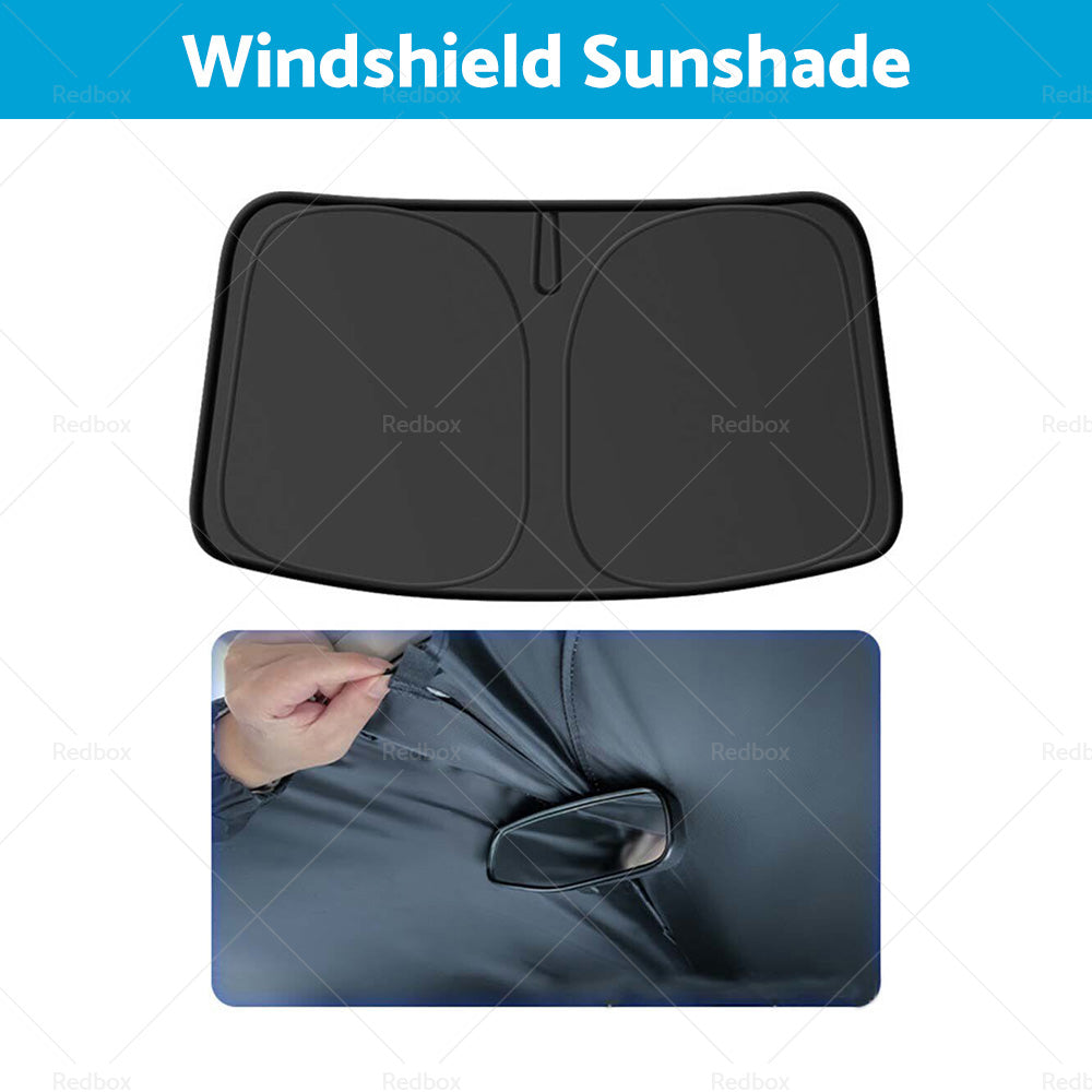 Sunroof Window Sunshade Front Rear UV Film Windshield Window For Tesla Model Y-3