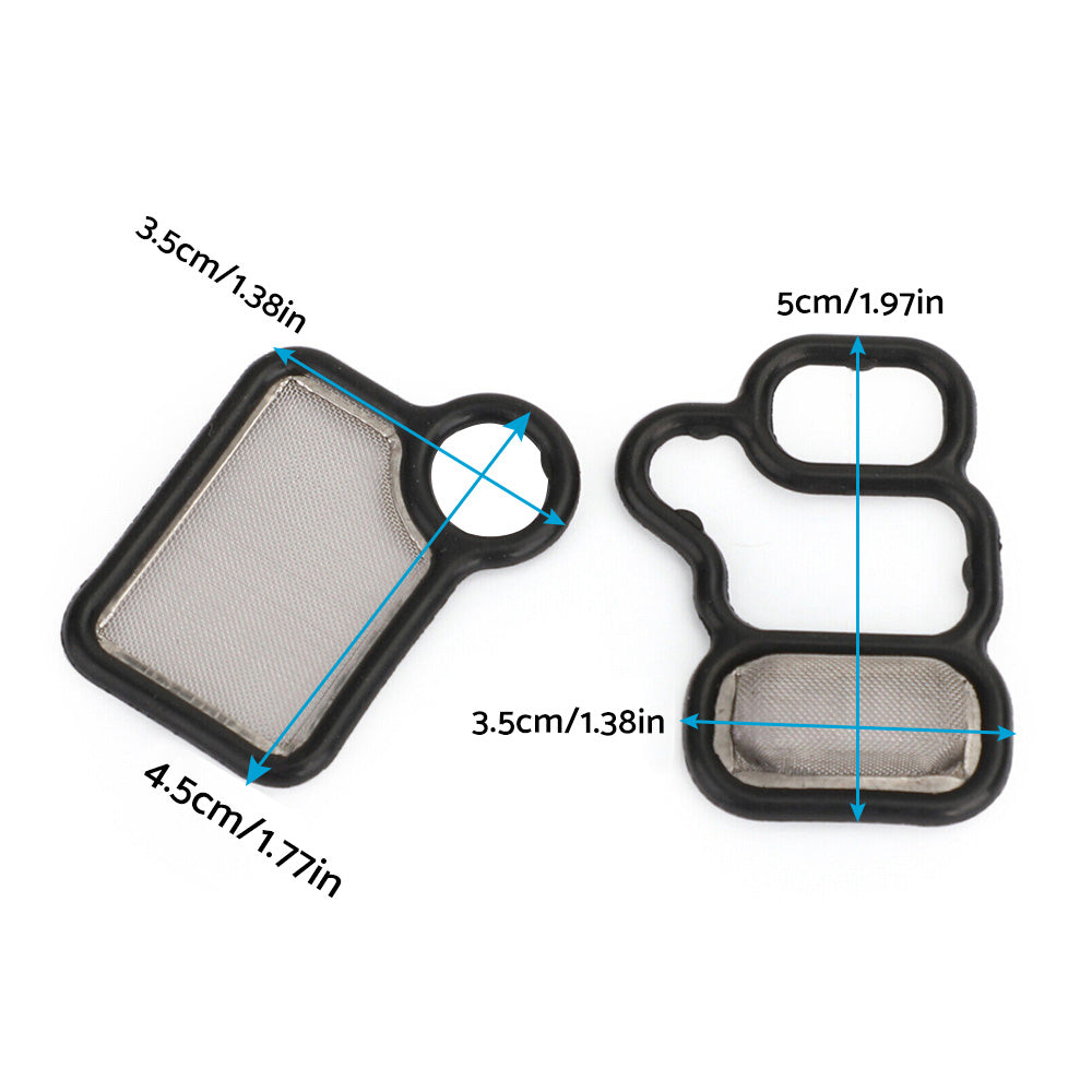 VTEC Solenoid Gasket 15815-RAA-A01 VTC Filter Assembly 15845-RAA-A01 Suitable For Honda-4