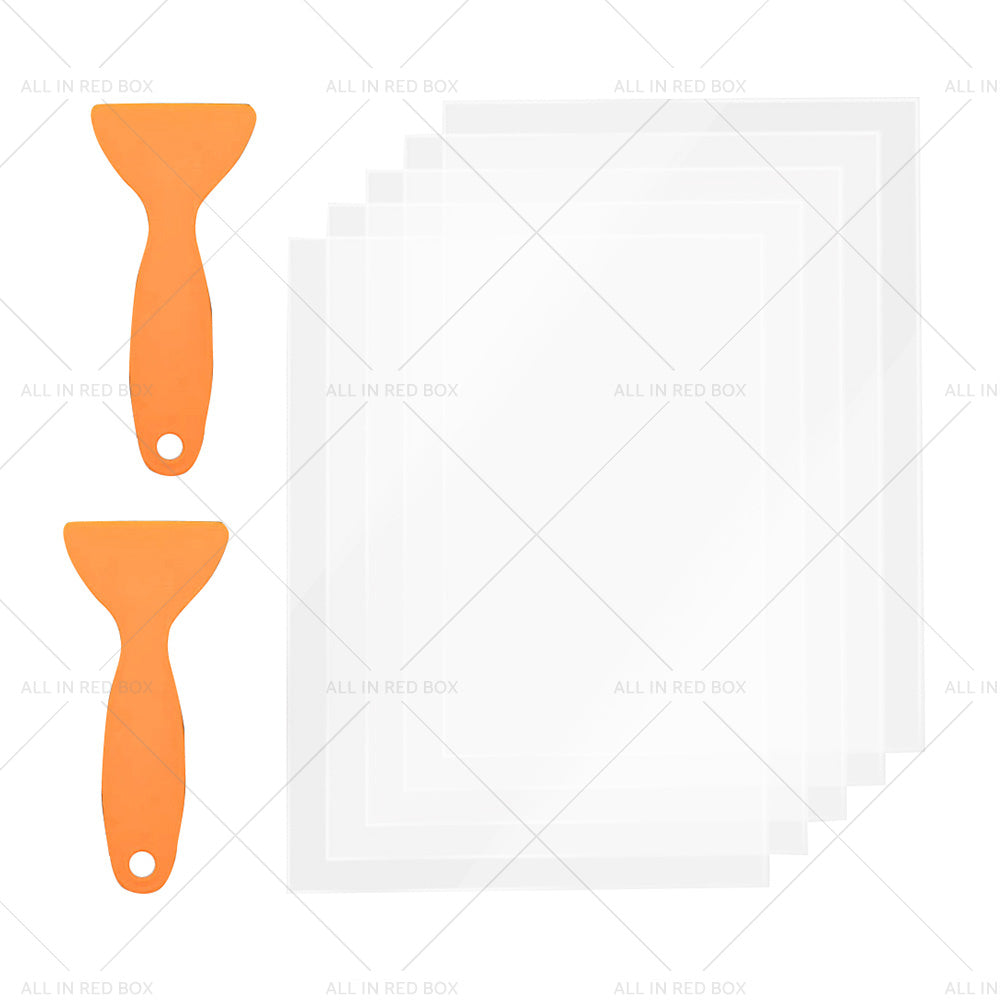 5PCS 3D Printer FEP Film Sheets2PCS Cleaning Blade Suitable For Anycubic Resin-1