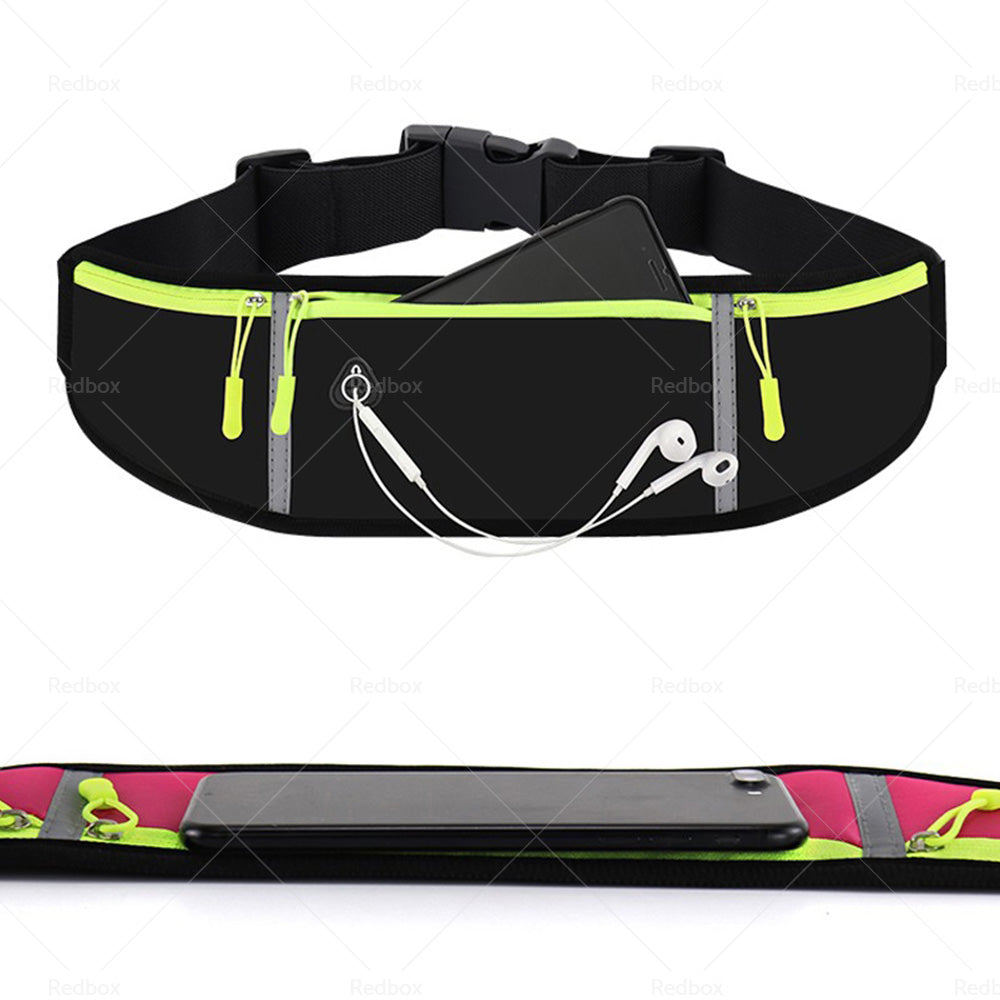 Waterproof Running Hiking Sport Bum Bag Travel Money Phone Belt Waist Zip Pouch-3
