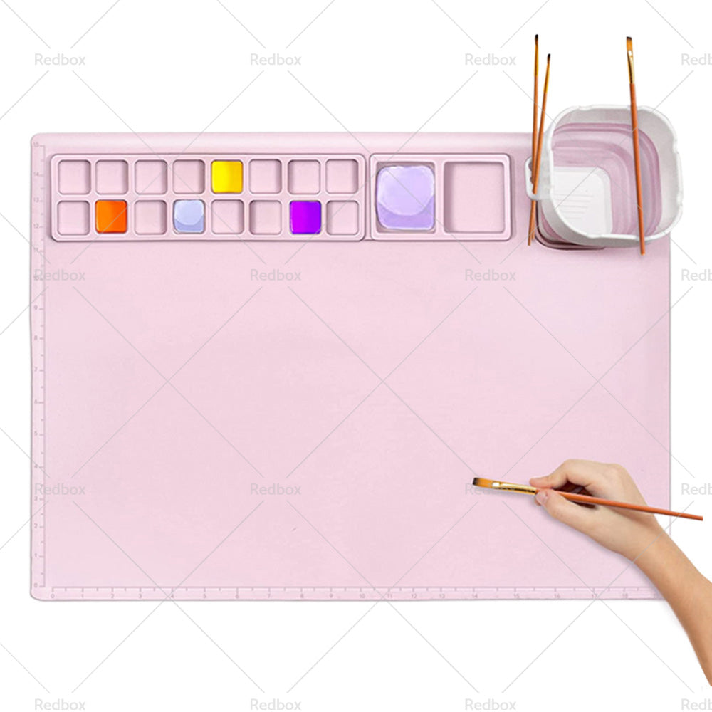 Silicone Art MAT Resin Casting Non Stick Creator Crafts Painting Clay and Play-6