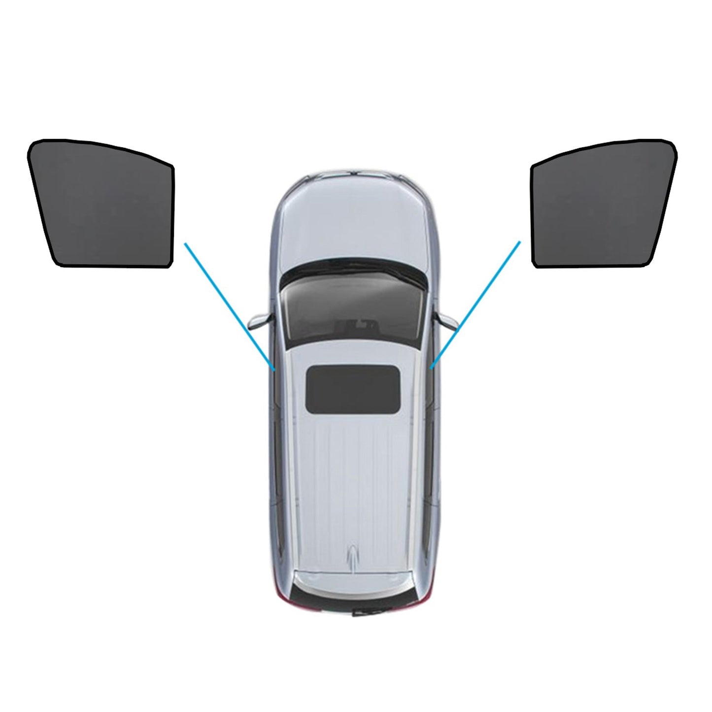 Magnetic Car Window Sun Shades Suitable for Subaru XV/Impreza 2017-2023-2