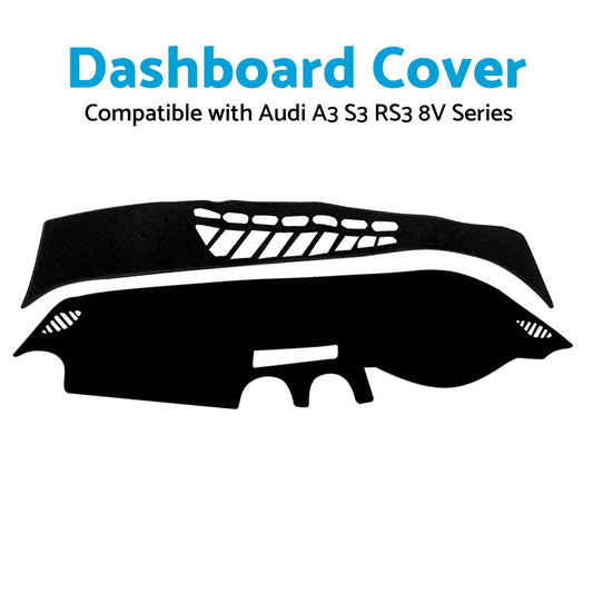 Dash Mat Non-Slip Suitablefor Audi A3 S3 RS3 8V Series 2013-2018 Dashboard Cover-1
