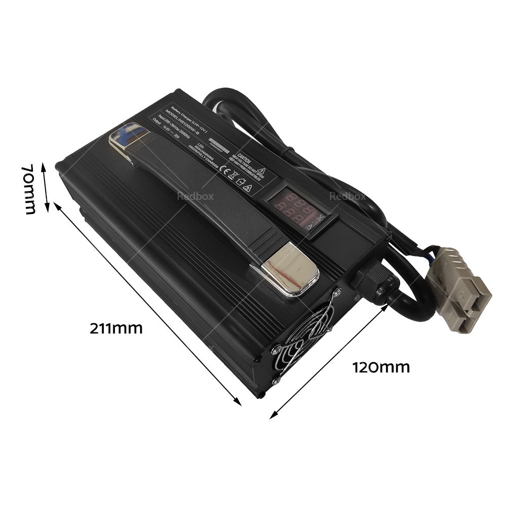 14. 6V Lithium Battery Charger 30A or 40A w or Display AC or DC Lithium Iron LiFePO4 OZ-4