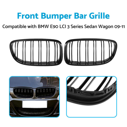 Suitable For BMW E90 LCI 3 Series Sedan Wagon 09-11 Front Kidney Grill Grille-1