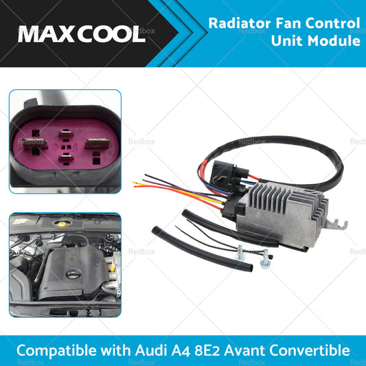 Radiator Fan Control Unit Module Suitable for Audi A4 8E2 Avant Convertible-1