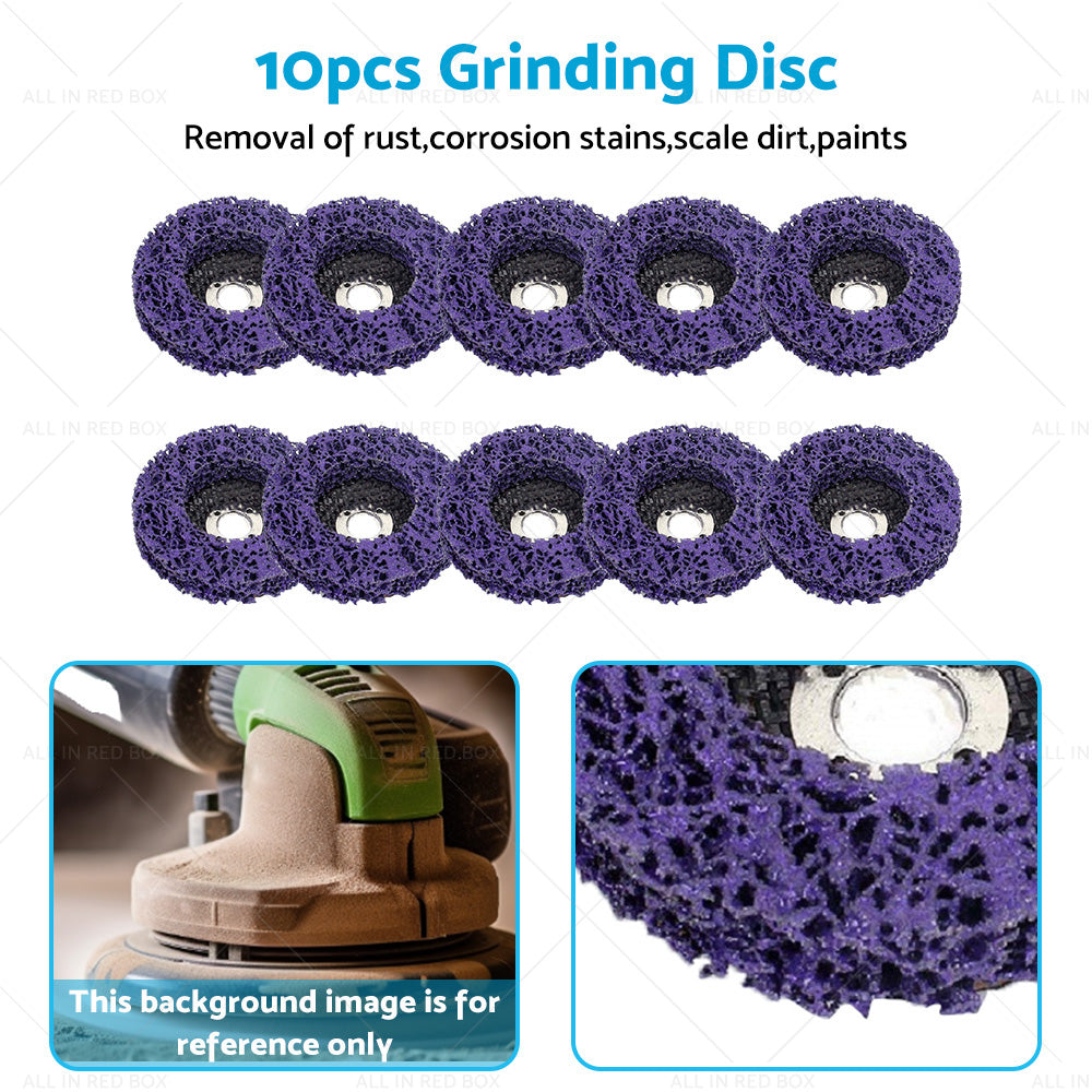 Poly Strip Disc 10PCS Paint Eater Disc 4'' Stripping Wheel Grinder Abrasive Disc-3