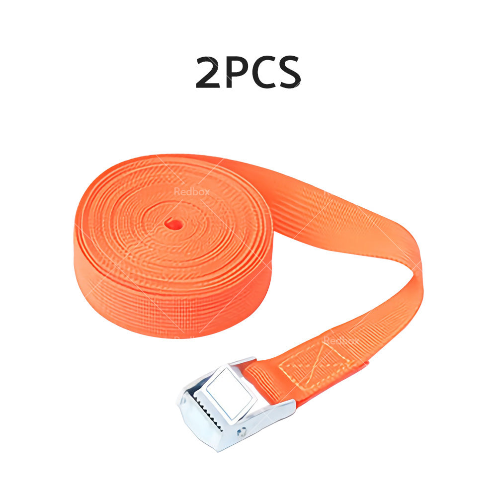 2/4pcs Metal Buckle Cam Tie Down Strap Heavy Lugga Cargo Ratchet Lashing Rope 2M-18