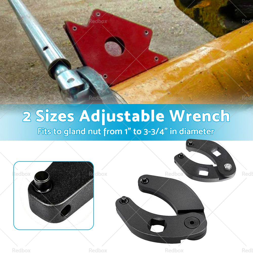 Adjustable Gland Nut Wrench 12667463 Spanner Tool Set for Hydraulic Cylinders-2