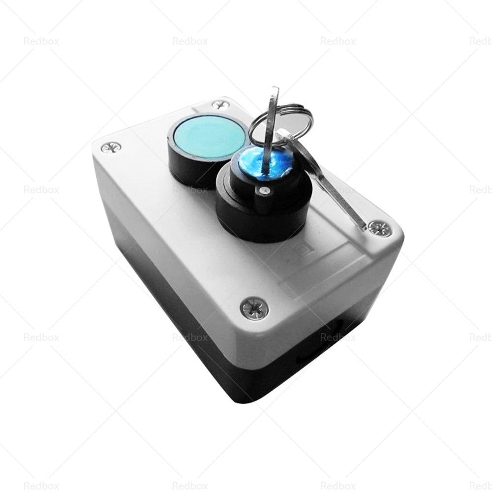 Weatherproof Push Button Switch Suitable for Gate Opener with Key-4