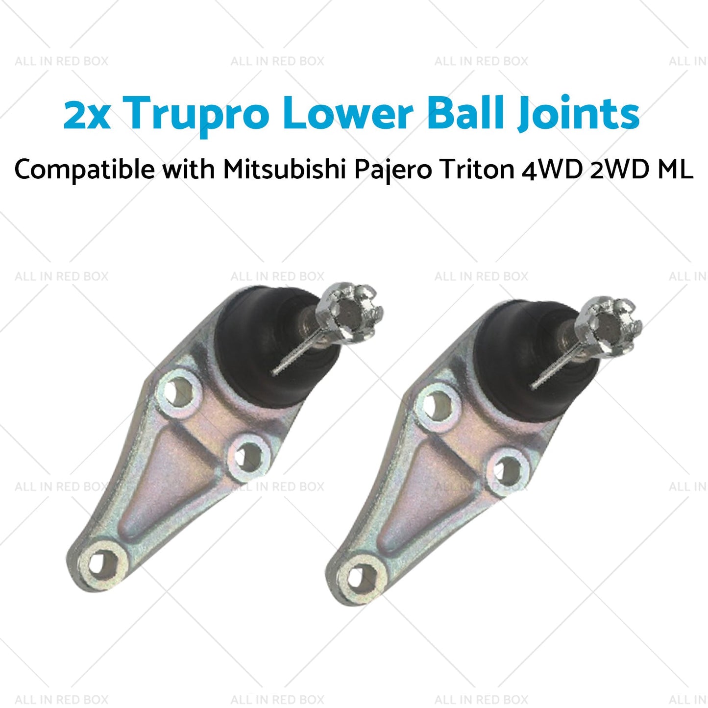 2x Trupro Lower Ball Joints Suitable for Mitsubishi Pajero Triton 4WD 2WD ML-3