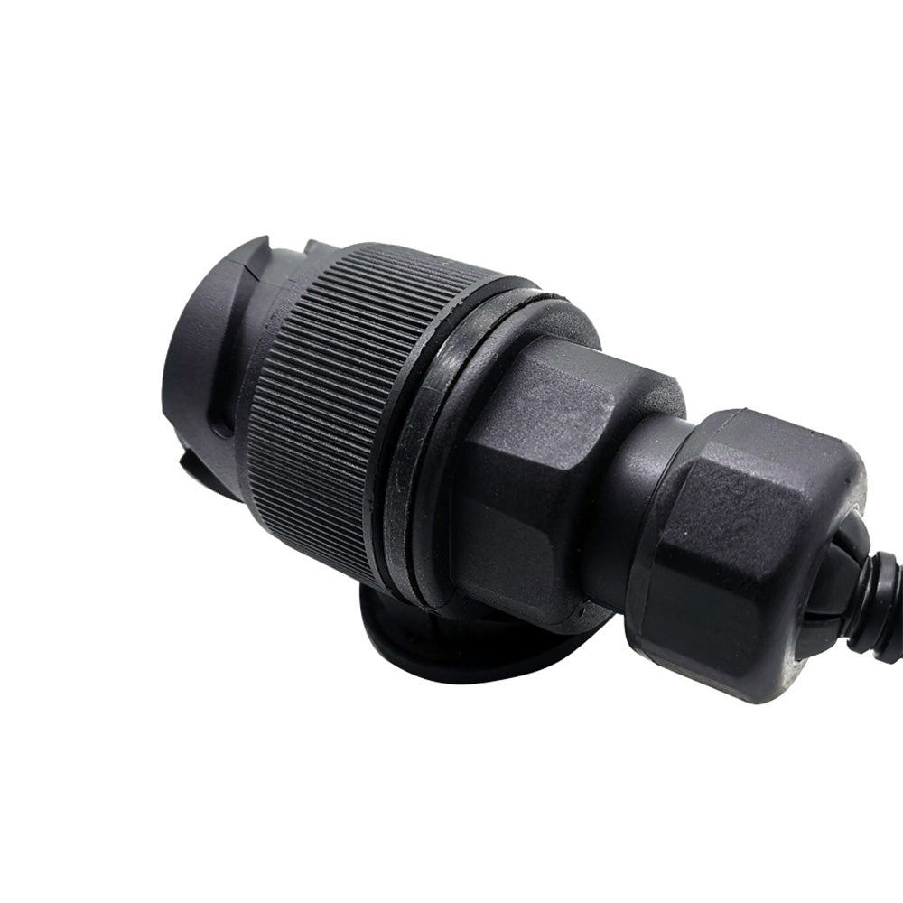 13 Pin Plug to 7 Pin Flat Socket Suitable For Trailer Caravan Wiring Connector-3