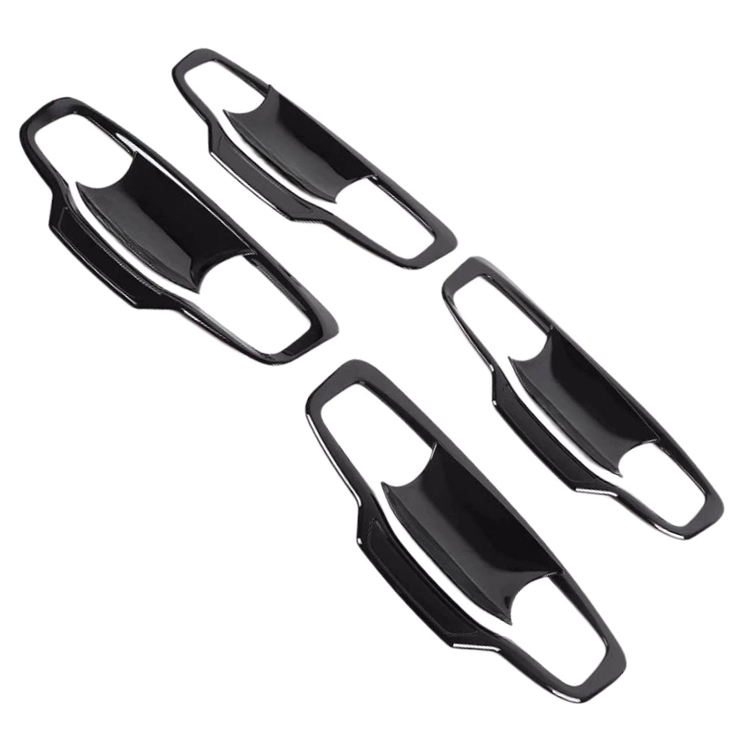Door Handle Bowl Cover Trim Gloss Black Suitable For Mitsubishi Triton MV 2024+-2