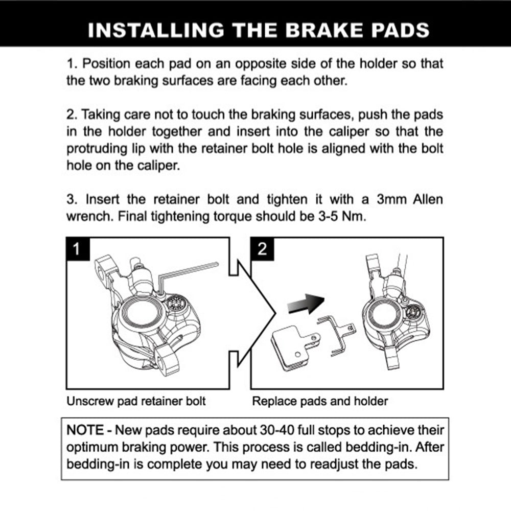 Suitable for E10. 11 High Performance Metal Ceramic Compound Brake Pad Return Spring-4