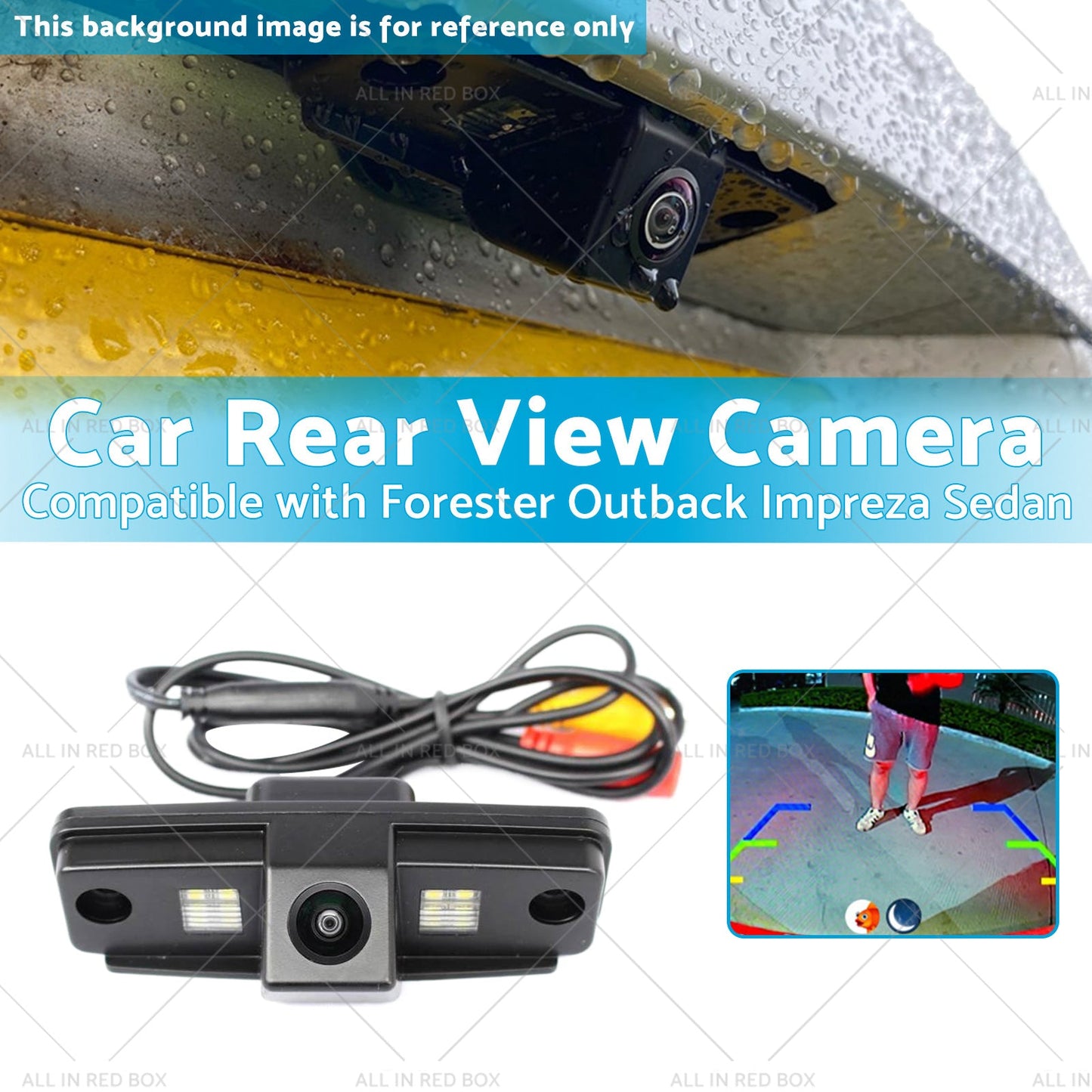 RearView Camera Parking Reverse Cam Suitable for Subaru Forester Outback Impreza-2