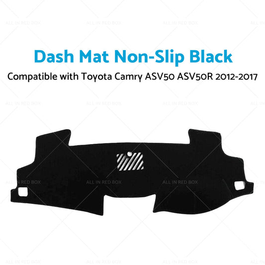 Non-Slip Dash Mat Suitable For Toyota Camry ASV50 ASV50R 12-17 Dashboard Cover-1