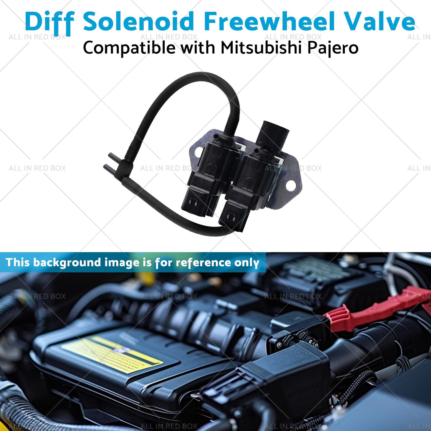 Front Diff Solenoid Freewheel Valve Suitable for Mitsubishi Pajero NW NX 07-17-4